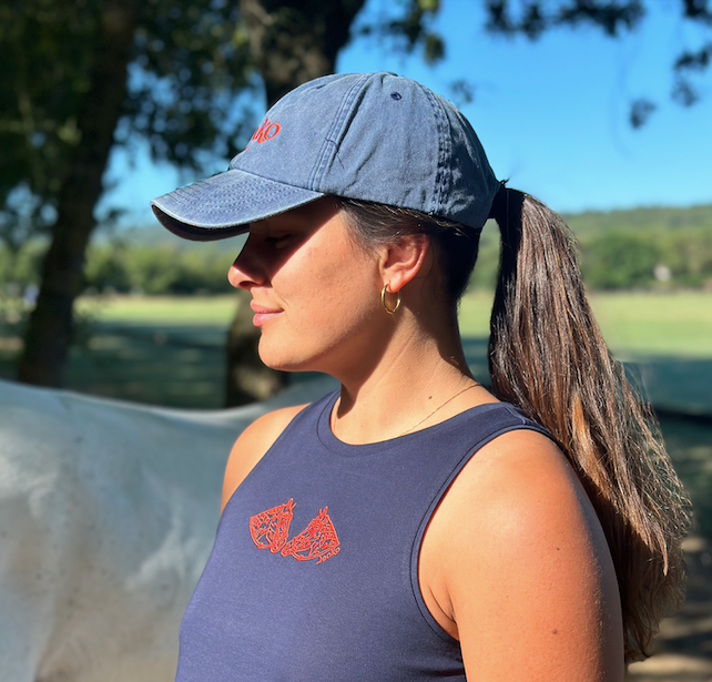 Casquette équitation coton