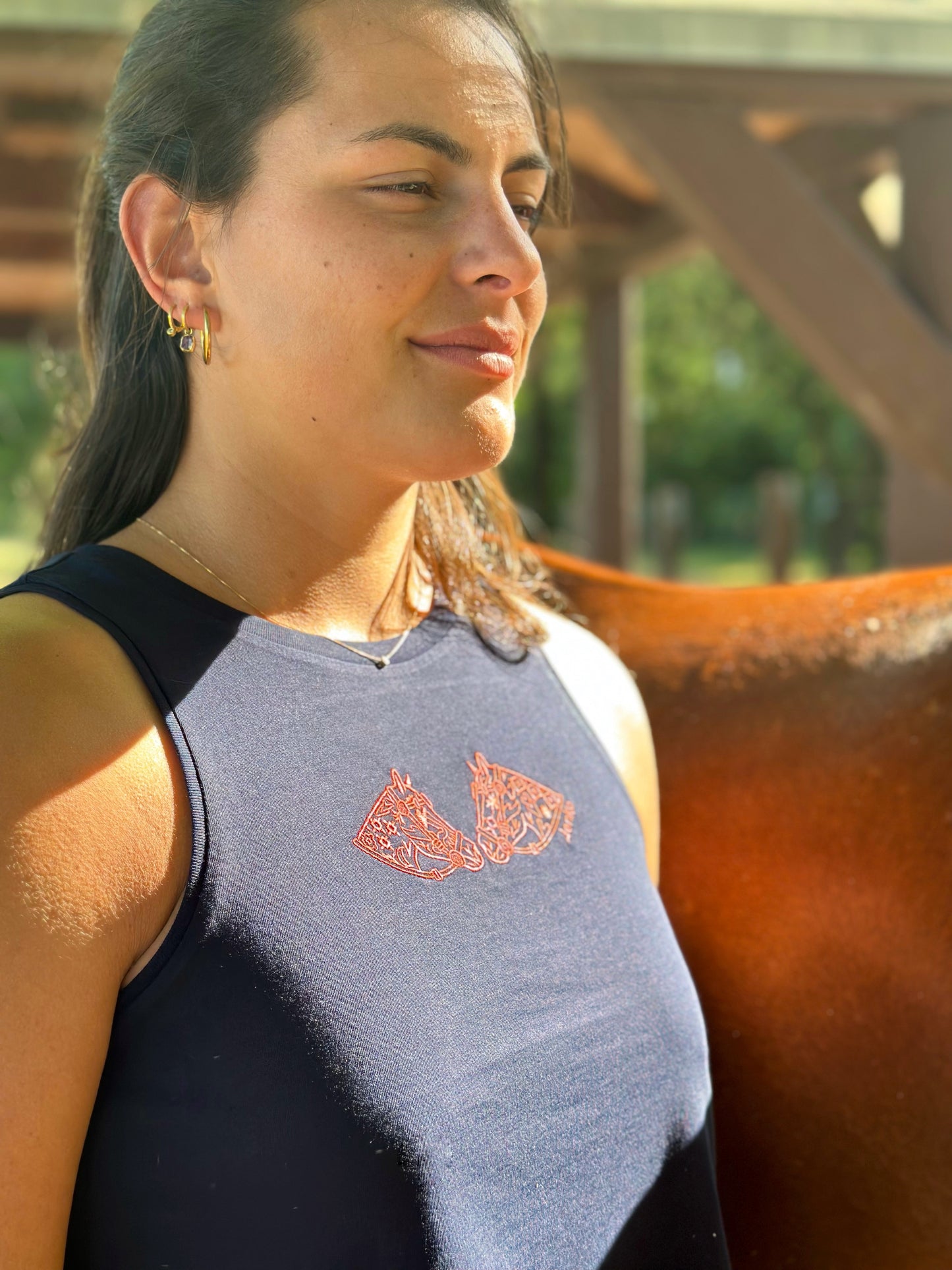 débardeur d'équitation confortable