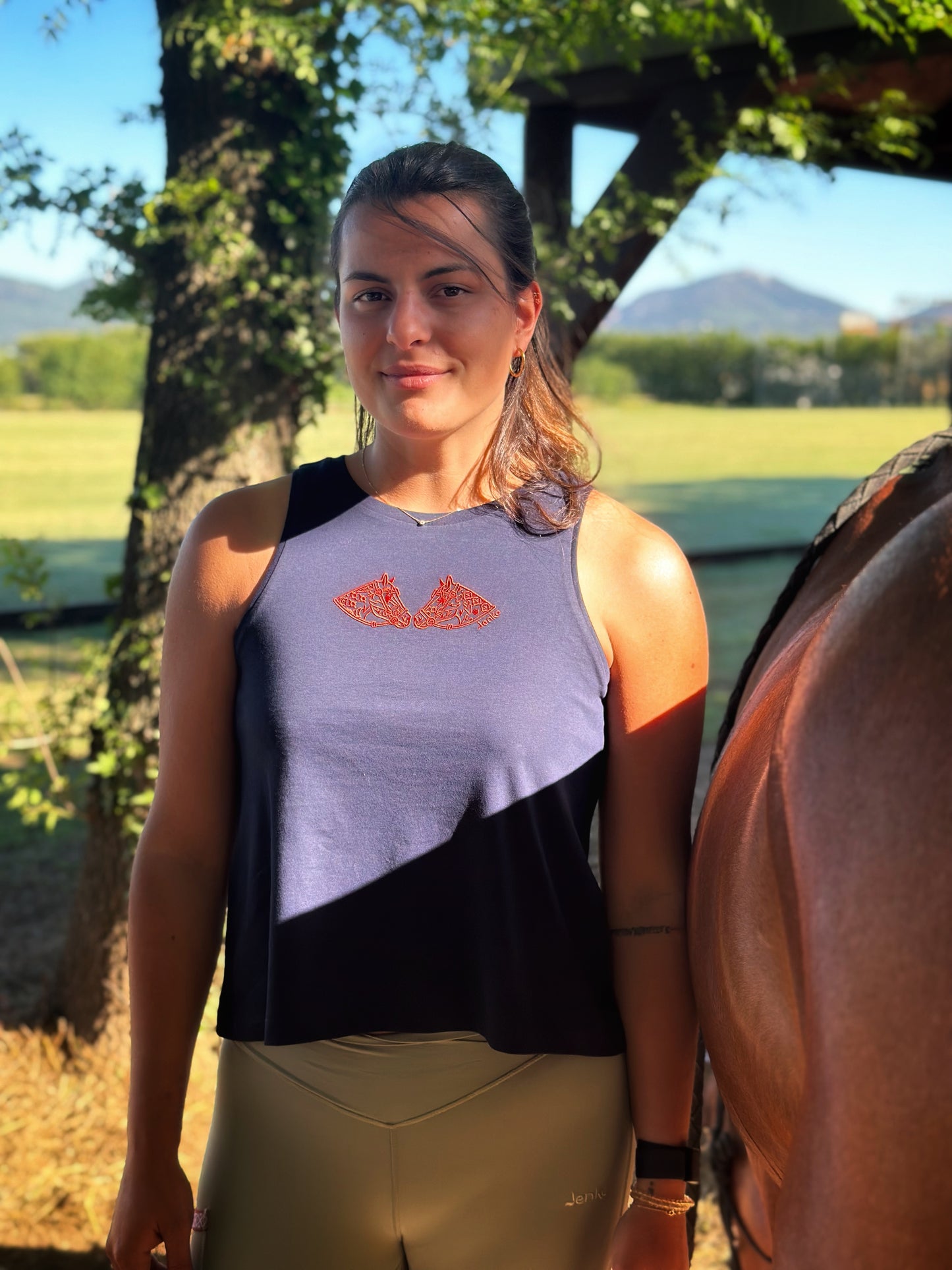 débardeur d'équitation risa