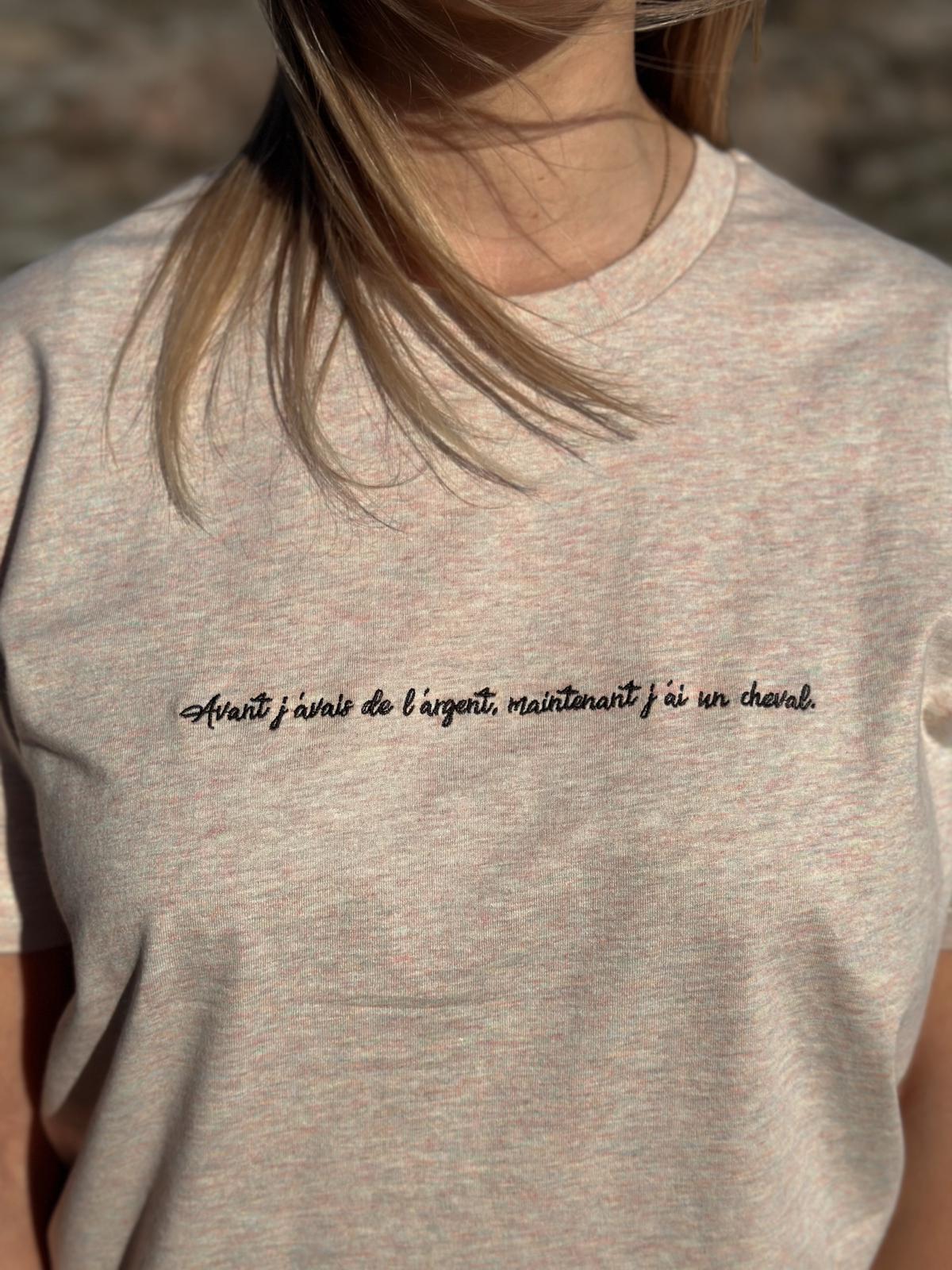 tshirt d'équitation mixte