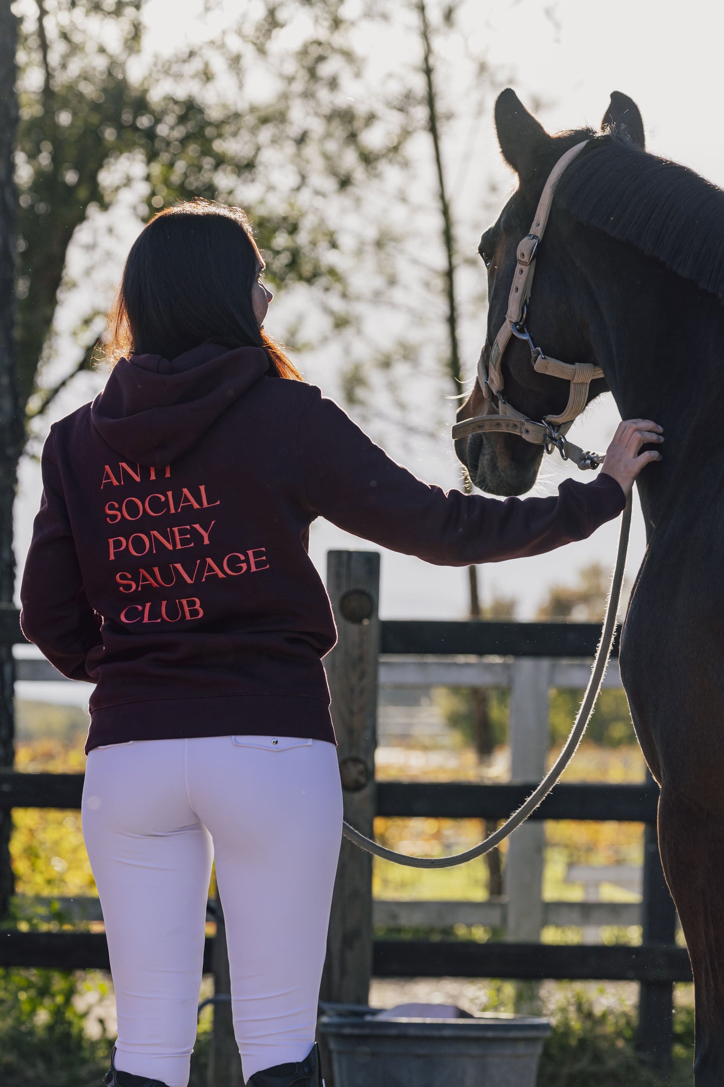 Hoodie Poney Sauvage