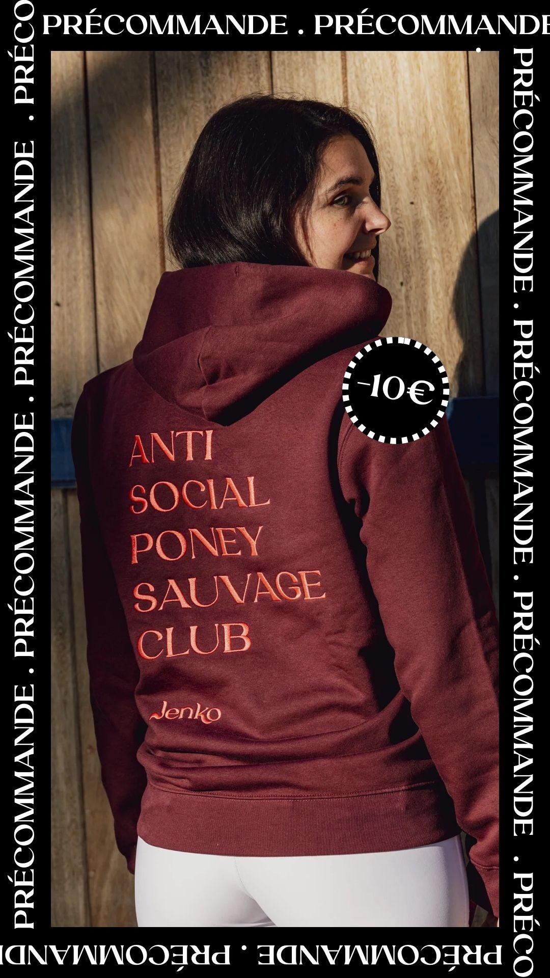 Hoodie Poney Sauvage